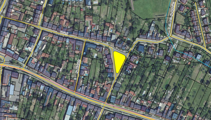 Náměstí v lokalitě V Grni/Na Zelničkách