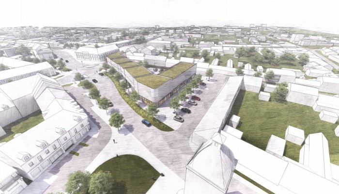 Architektonická studie centra města