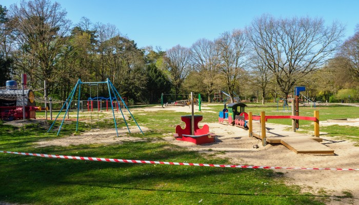 Zeleň u dětského hřiště